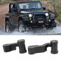 Qiilu Automotive Interior 2 Sets Gear Shift L Knob Cover Kit Replacement For Jeep Wrangler Jk Jku 2011a 2018 Blue Black