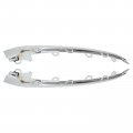 Applianpar Front Bumper Lip Trim Molding Chrome For Mercedes-benz S350 S450 S560 W222 2018-2020 Left And Right Side Pair