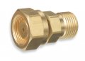 Acetylene Adaptor Cga-520 Size B Cylinder To Cga-300 Commercial Regulator Sa A 