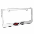 Ipick Image Made For Chevrolet Corvette C6 Z06 3d Embossed Letters On Mirror Chrome Metal License Plate Frame