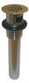 Larsen 03-4601 Lavatory Drain Tailpiece With Grid Strainer Chrome-plated Cast Brass 1 25 X 6-in Quantity 6 