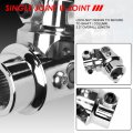 Universal 3 2 Inches Length8 Degree Working Angel Single Steering Shaft U Joint 13 16 36 Spline X 3 4 Dd Stainless Steel