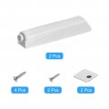 Uxcell Dk-03 Magnetic Push Latches 2pcs To Open Door Latch Touch For Wardrobe Cupboard Drawers White