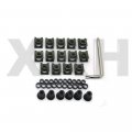 Xkh- Cnc Fairing Bolt Kit Body Screws Fasteners Compatible With Kawasaki Ninja Zx12r 2000-2005 B076h1d27m