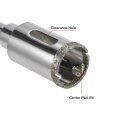 Uxcell Diamond Drill Bit 25mm Glass Hole Saw Core With Spotting For Ceramics Porcelain Tile Bottles Pots Brick