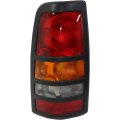 Tail Light Assembly For Gmc Sierra 3500 2001 2002 2003 Driver Side Black Bezel Fleetside Halogen 19169019 