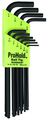 Set Of 10 Balldriver L Wrenches With Prohold Tip Sizes 16 To 1 4 In 74938 Rust Proof And Non Magnetic Hex Keys 