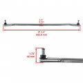 Caltric Steering Tie Rod Assembly Compatible With John Deere Lx255 Lx266 Lx277 Am133802 Am123555