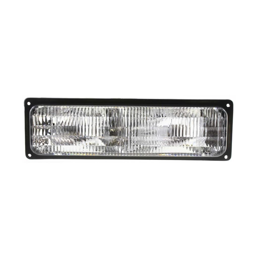Turn Signal Light For Gmc C3500 C2500 1994 2000 Driver Side Front With Composite Headlight Lens And Housing Replaces Gm2520128