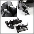 Auto Dynasty 4pcs Black Housing Clear Corner Headlights Bumper Lights Compatible With Ford Explorer 95-01 Mercury Mountaineer