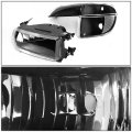 Auto Dynasty 4pcs Black Housing Clear Corner Headlights Bumper Lights Compatible With Ford Explorer 95-01 Mercury Mountaineer