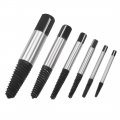 6pcs Damaged Screw Broken Bolt Extractor Drill Bits Kit For Faucet Water Pipe 