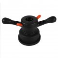 Cuque Tire Wheel Balancer Plastic Quick Release Hub Wing Nut Replacement Tool For Ranger Launch Classic Black Diameter 36mm