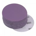 Uxcell 30pcs 3-inch Purple Sanding Discs 800 Grits Hook And Loop Professional Aluminum Oxide Sand Paper Wet Dry Polish For Wood