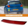 1pcs Rear Left Bumper Reflector Light Cover 6c0945105b For Vw Polo 2014-2017 Red