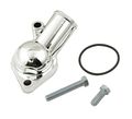 O Ring Style Water Neck For Chevy Late Big Block And Small Polished Chrome Plated Solid Steel With Hardware Model 2661 