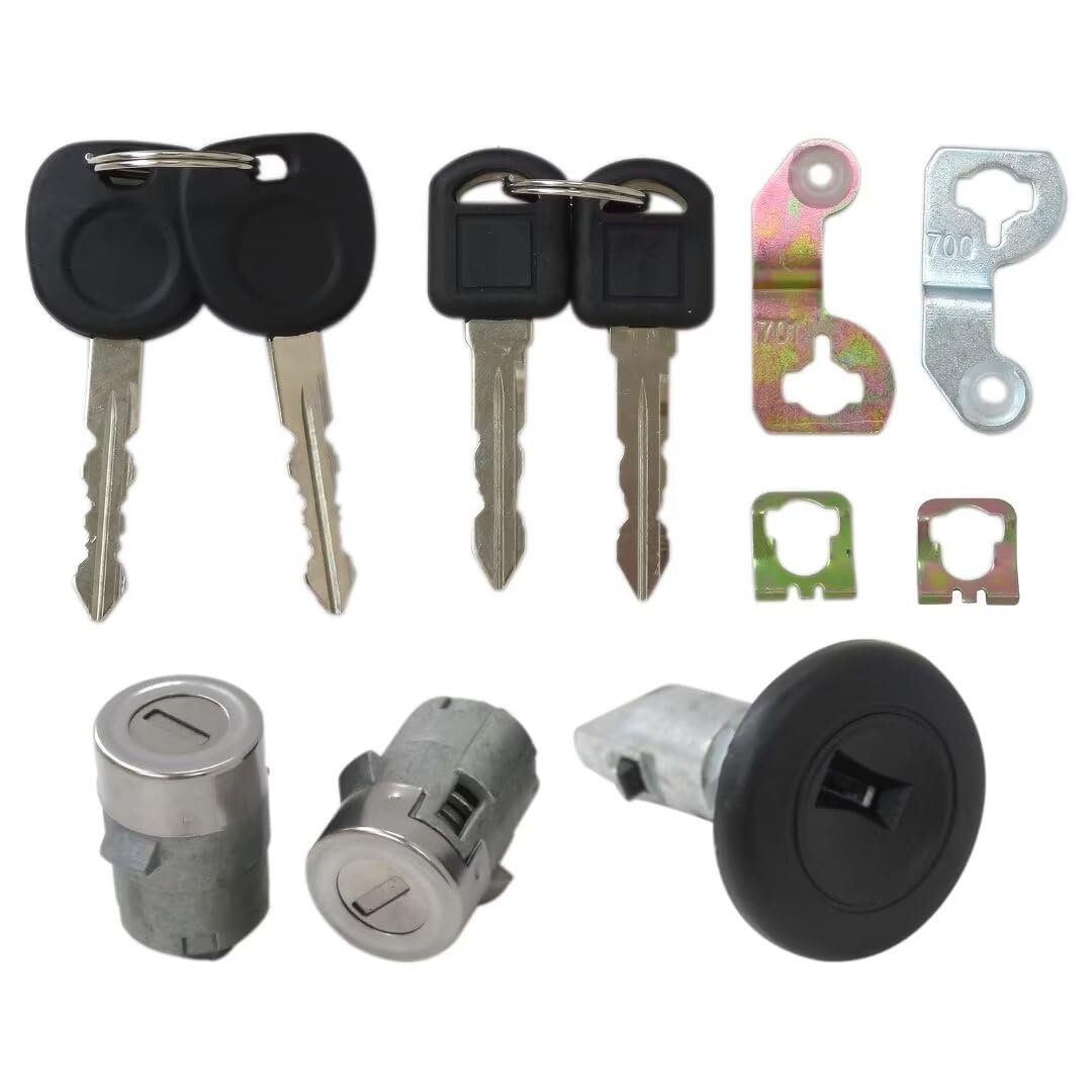 Ignition Lock Cylinder Keys Fit For Chevrolet Suburban 1500 Lt Sport Utility 4-door 5 3l 5328cc 325cu In V8 Gas Ohv Naturally