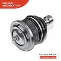 A-premium Set Of 6 Front Upper Ball Joint Rear Sway Bar Link Compatible With Chevrolet Trailblazer 2008-2009 Gmc Envoy Saab