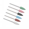 Uxcell Mounted Grinding Bits Grinder Heads Silicone Polishing Wheels For Rotary Tools 6mm Dia Multi-color 6pcs
