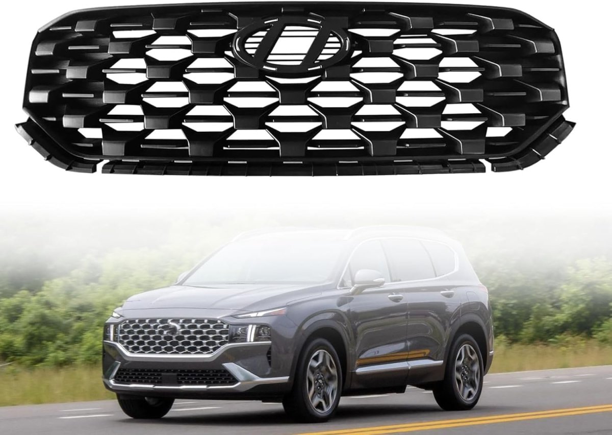 Front Grille Assembly For 2021 2023 Hyundai Santa Fe Fits Calligraphy Hybrid Limited Sel Xrt Replacement 86350s2500 And