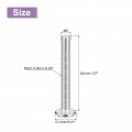 Uxcell M5x40mm Flat Round Head Phillips Screws 30pcs 304 Stainless Steel Drive Machine Full Thread Bright Finish Furniture