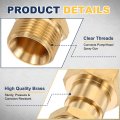 Pressure Washer Adapter M22 15mm Male To 14mm Female Quick Connect Fittings Brass Swivel With Sealant Tape For Power Washers