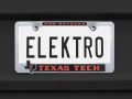Texas Tech University Tx Red Raiders 3d License Plate Frame
