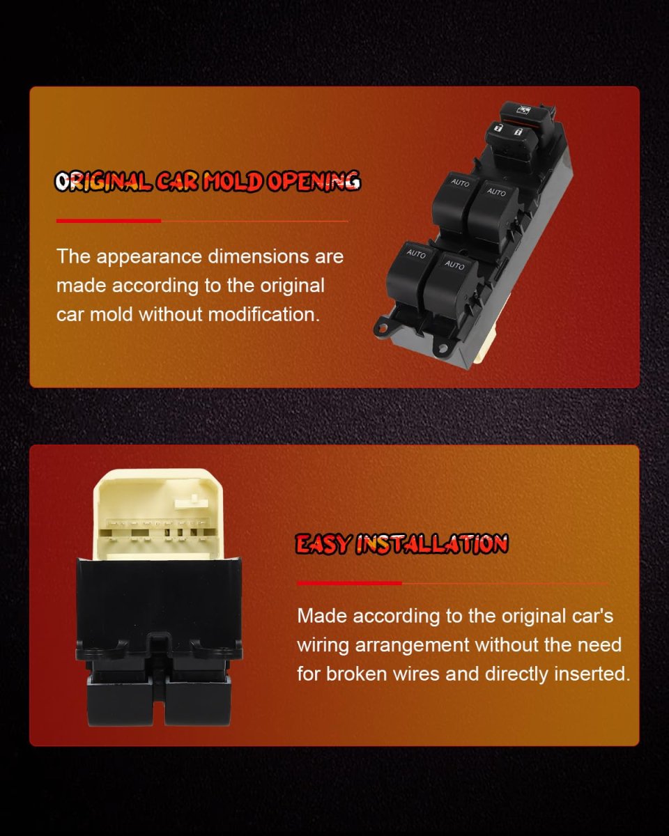 Driver Side Master Window Switch For Toyota Corolla 2014 2019 Im 2017 Rav4 2013 2018 Front Left Control Oe 848200r040