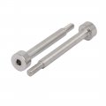 Uxcell 5pcs 304 Stainless Steel Hex Socket Shoulder Bolt 5mm Dia 40mm Length M4 Thread