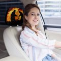Silhouette Of Two Firemen Fighting A Huge Fire Burning Timber 2pcs Universal Car Seat Headrest Protector Covers Soft Cover