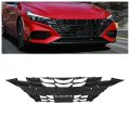 Hecasa Front Grille Support Bracket For 2021-2023 Hyundai Elantra W Adaptive Cruise Control Black Inner Bumper Grill Pp Plastic 