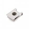 Uxcell 20pcs 6mm Thread Hole Metal Fastener U-type Clips Retainers Rivets For Car Bumper