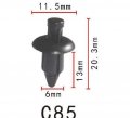 Autobahn88 6 5mm Plastic Rivet Clip Bumper Fender Compatible With Nissan Suzuki Subaru Honda Oem 6682401g00 0155305313