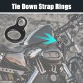 X Autohaux 12pcs Stainless Steel Tie Down Anchors Hooks Strap Rings Multi Purpose For Motorcycle Dirt Bike Atv Trailer Truck
