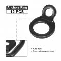 X Autohaux 12pcs Stainless Steel Tie Down Anchors Hooks Strap Rings Multi Purpose For Motorcycle Dirt Bike Atv Trailer Truck