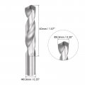 Uxcell Solid Carbide Drill Bits 8 9mm C2 K20 Tungsten Jobber Straight Shank Drilling Tool For Stainless Steel Aluminum Iron