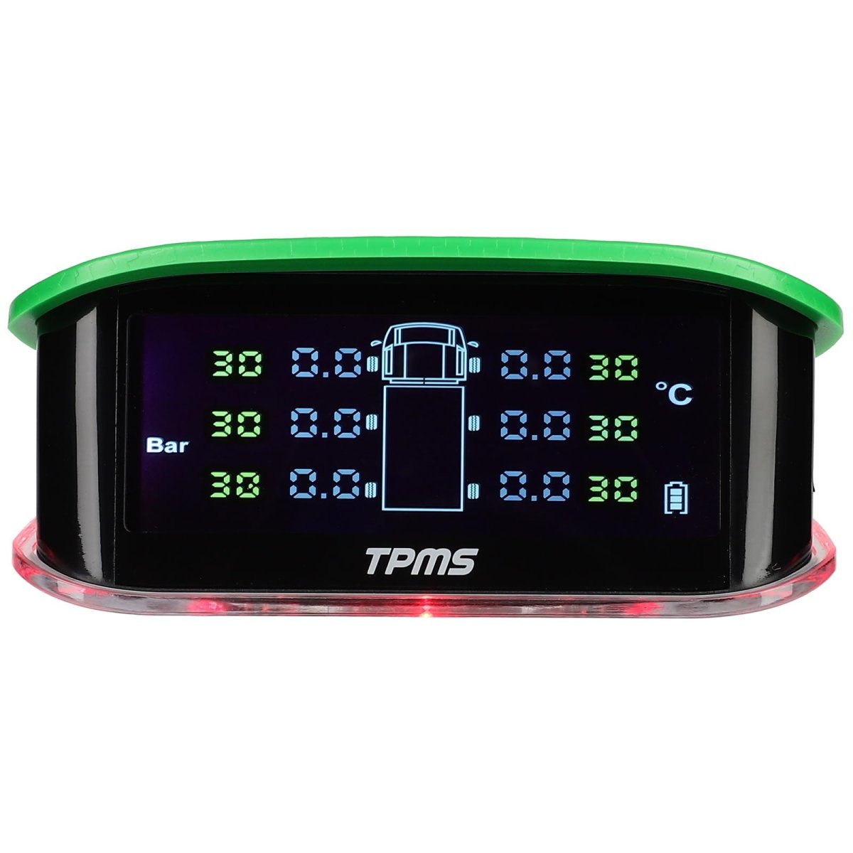 Rv Tire Pressure Monitoring System Trailer Tpms With 6 Sensors 0 To 198psi Color Lcd Display And Usb Charging For Suvs Mpvs