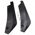 Secosautoparts Carbon Fiber Car Bumper Fin Canard Splitter Diffuser Valence Spoiler Lip Black