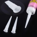 Xhbts 90 Plastic Caulking Gun Extender Nozzle Tip Tool For Sausage Caulk Nozzles Applicator Easy To Use White 