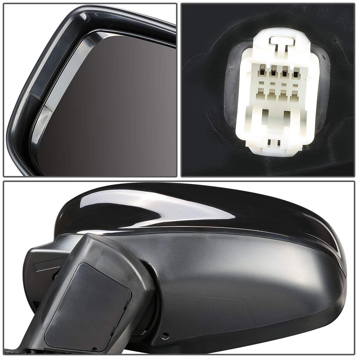 Auto Dynasty Ho1320227 Oe Style Powered Driver Left Side View Door Mirror For Honda Accord 2dr 08-12