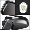 Auto Dynasty Ho1320227 Oe Style Powered Driver Left Side View Door Mirror For Honda Accord 2dr 08-12