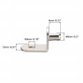 Uxcell Shelf Support Peg 5mm L-shaped Furniture Cabinet Closet Bracket Pegs With Hole For Kitchen Book Shelves Supplies 20pcs