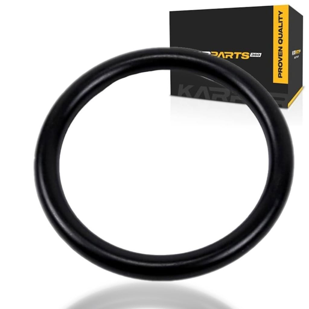 Engine Oil Cooler Outlet Pipe Seal For Chevy Cruze 2011 To 2016 Round Rim 0 94 Inside Diameter 1 17 In Outside Black Plastic