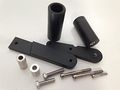 Smt-no Cut Frame Slider For 2009 2010 2011 2012 Kawasaki Ninja 650 Ex650 650r Black B00rueo4xi 