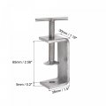 Uxcell Stainless Steel C-clamp 65mm Wide Jaw Opening With T-bar Handle For Woodworking Welding Building
