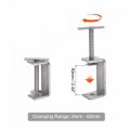 Uxcell Stainless Steel C-clamp 65mm Wide Jaw Opening With T-bar Handle For Woodworking Welding Building