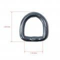 20 3 8 Steel D Rings Clips Tie Down For Trailer Truck Chain Anchor Bolt On