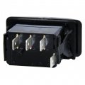 4 Pin Marine Grade On-off-on Open-close In-out Momentary Rocker Switch With Blue Led Light And Etched Arrow Symbols Dc 12v 20a 