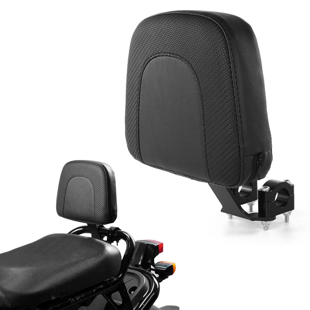 Motorcycle Rear Backrest For Ruckus Zoomer Nps50 2003 2024 Passenger Or Front Rider Lumbar Support Sissy Bar Aluminium And