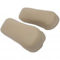 Ocpty Armrest Cover Beige Replacement Pu Leather Seat Covers Fit For Ford F250 F350 Excursion Lariat 1999 2000 2001 2002 2003